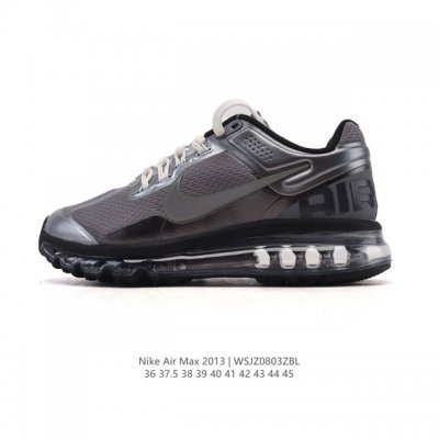 耐克 Nike Air Max 系列经典人气单品强势回归。Nike Air Max 2013 男女子气垫运动鞋 厚底增高跑步鞋，延续以往的时尚格调和运动风范，采