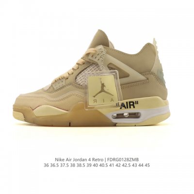 公司级 耐克 Nike Air Jordan 4 Retro Og迈克尔 乔丹Aj4代乔4 低帮复古休闲运动文化篮球鞋。秉承轻量化的速度型篮球鞋设计思想完成设计