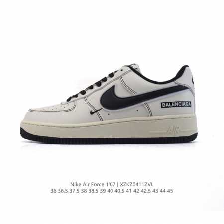 耐克 Nike Air Force 1 '07 Low 空军一号含气垫 小白鞋 低帮百搭厚底增高休闲运动板鞋。柔软、弹性十足的缓震性能和出色的中底设计，横跨复古 - 点击图像关闭