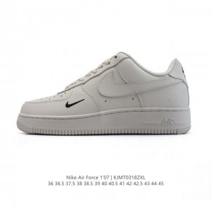 160 耐克 Nike Air Force 1 '07 Low 空军一号含气垫 小白鞋 低帮百搭厚底增高休闲运动板鞋。柔软、弹性十足的缓震性能和出色的中底设计，