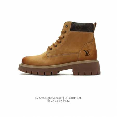 公司级 Lv靴子louis Vuitton全新lv路易威登 X Trainer Sneaker Low 休闲运动文化百搭板鞋 路易威登中帮马丁靴踢不烂经典大黄靴 - 点击图像关闭