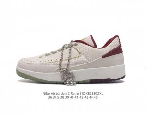耐克 Nike Air Jordan 2 Retro Sp 乔丹2代aj2代复古篮球鞋舒适运动鞋 醒目配色搭配经典细节 塑就 Aj2 复古造型 设计灵感源自 8