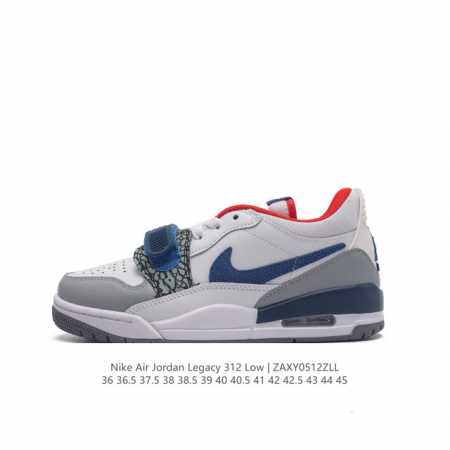 二层皮 耐克 Aj 乔丹 Air Jordan Legacy 312 低帮运动鞋 Aj312 乔312百搭篮球鞋 酷炫混搭，谁人不爱？Air Jordan Le - 点击图像关闭