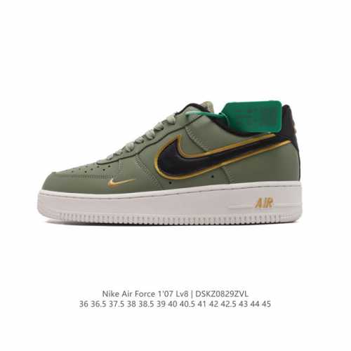 公司级 Af1耐克 Nike Air Force 1 ‘07 Low 空军一号 厚底增高百搭运动板鞋 原楦头原纸板 打造纯正空军版型，专注外贸渠道 全掌内置蜂窝