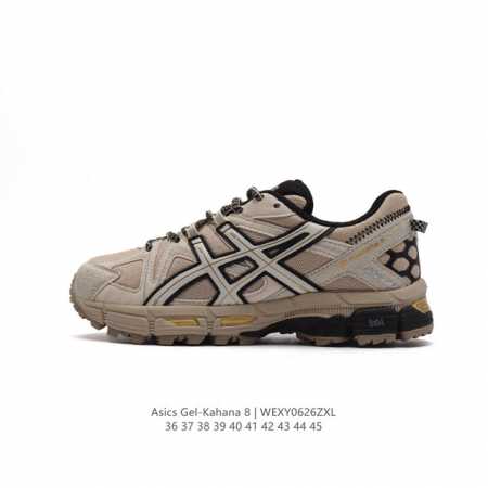 ASICS 亚瑟士 GEL-KAHANA 8 男女鞋越野跑步鞋抓地稳定运动鞋缓震耐磨跑鞋。GEL-KAHANA系列为实用级越野跑鞋，融合机能和户外潮流强势回归， - 点击图像关闭