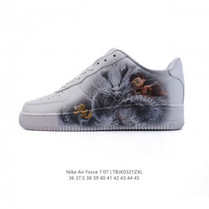 160 耐克Nike Air Force 1 Low 空军一号 Af1 2025年新款 小白鞋 哪吒之魔童降世 低帮百搭厚底增高休闲运动板鞋。柔软、弹性十足的缓