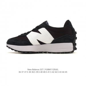 真标 Nb 新百伦 New Balance 327系列复古休闲运动慢跑鞋时尚男女运动鞋 以更纯粹的复古风格设计打造的全新造型 侧身还以解构设计，将 N 字标志以