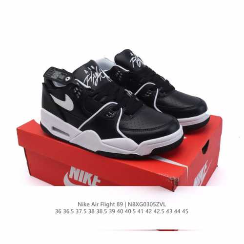 180 【真标】超酷Nike Air Flight 89气垫鞋Aj4简版低帮 兄弟款篮球鞋男女运动鞋。Air Jordan 4 的 “孪生兄弟” Nike Ai