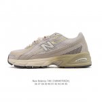 New Balance Mr740 Nb新百伦系列复古老爹风休闲运动慢跑鞋。采用轻质牛剖革拼接透气网眼衬垫织物鞋面材质 T-Beam大底提供足步弓支撑 保持步态