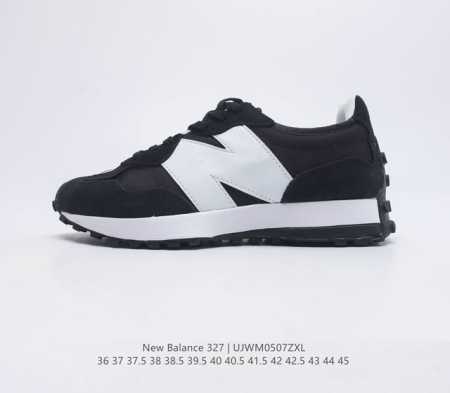 新百伦 New Balance MS327系列复古休闲运动慢跑鞋时尚男女运动鞋 以更纯粹的复古风格设计打造的全新造型 侧身还以解构设计 将 N 字标志以做旧压 - 点击图像关闭