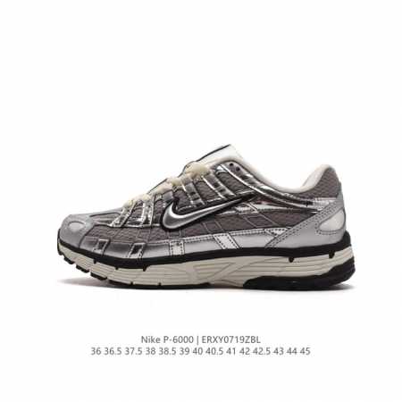 公司级 耐克 Nike 男女子休闲运动鞋p-6000Premium 轻便舒适透气防滑缓震耐磨跑步鞋。P-6000 是一款植根于 2000 年代风格的混合款式，让 - 点击图像关闭