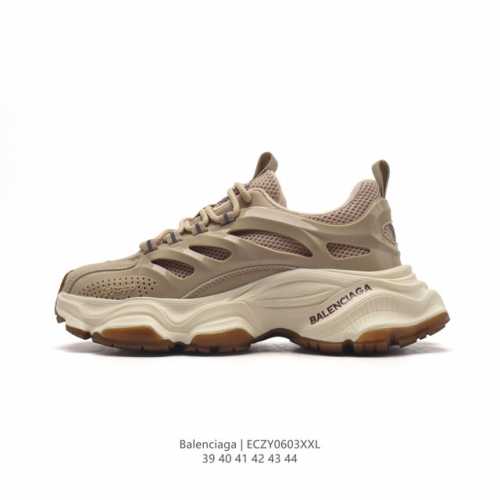潮奢 巴黎世家 Balenciaga 男士厚底增高板鞋老爹鞋运动鞋，Balenciaga 最新爆款低帮系带休闲运动板鞋 专柜同步上架香港、美国、巴黎各大时尚博主