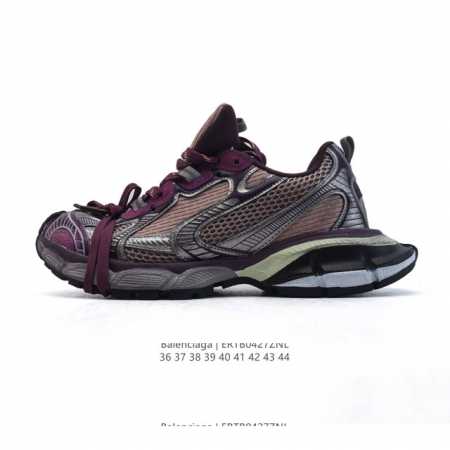 公司级 巴黎世家 Balenciaga 3Xl Sneakers 巴黎世家 十代网布系带低帮走秀复古老爹运动鞋 透气网纱 网面 材料和聚氨酯 磨损效果 鞋头边缘 - 点击图像关闭