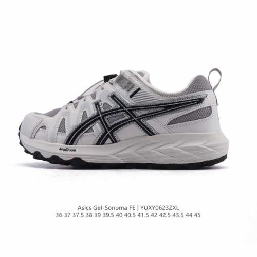 亚瑟士 Asics Gel-Sonoma Cn 轻盈舒适耐磨透气 低帮 洞洞鞋 凉鞋 复古缓震越野运动鞋1012B584-021 硬核户外党必入的3大理由 “踩