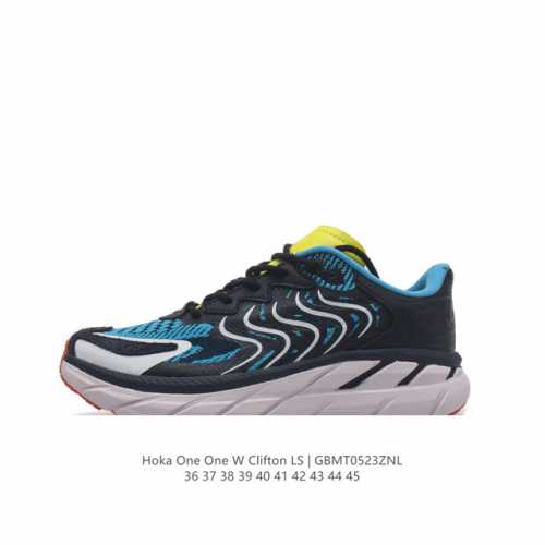 Hoka X Satisfy Clifton Ls限量 男女款夏季克利夫顿 Ls运动休闲鞋cliftonls复古透气专业奔跑运动鞋跑步鞋，这双联名鞋承载了对跑步