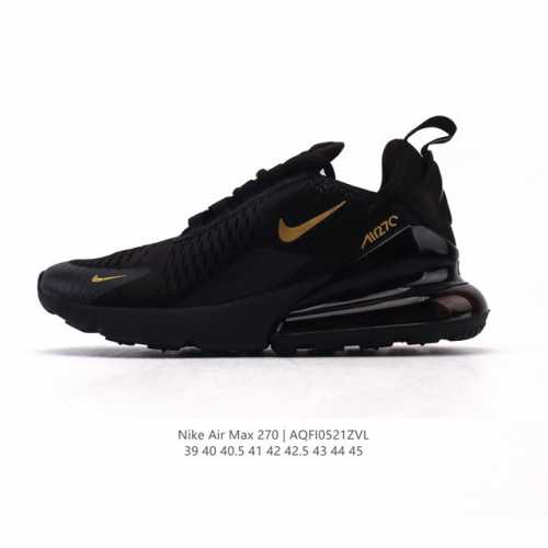 耐克 Nike Air Max 270 后半掌气垫缓震运动鞋时尚男士跑步鞋 作为 Nike 休闲型 Air Max 鞋款 Nike Air Max 270 运动