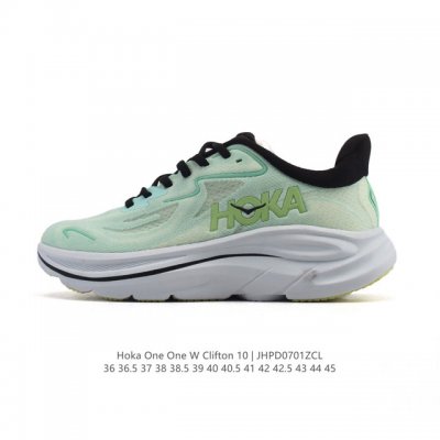 新款 Hoka One One 推出升级 Clifton 10 克利夫顿10代 男女士休闲跑步鞋轻量缓震运动鞋。Hoka One One的Clifton克利夫顿