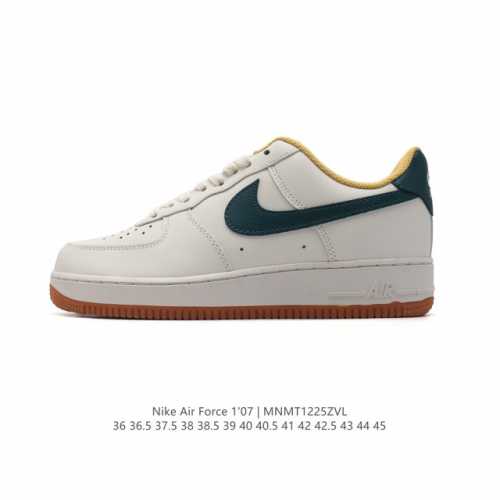 耐克 Nike Air Force 1 '07 Low 空军一号含气垫 小白鞋 低帮百搭厚底增高休闲运动板鞋。柔软、弹性十足的缓震性能和出色的中底设计，横跨复古