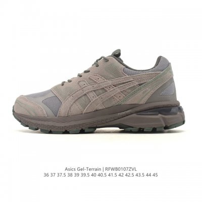 公司级Asics Gel-Terrain 亚瑟士运动休闲透气专业跑鞋 男女士同款老爹鞋，进口针织透气鞋面 轻量舒适透气材质，球鞋性质造型设计简约百搭，极具全方位