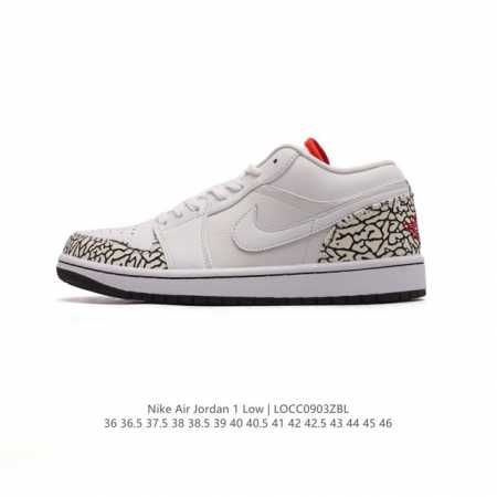 耐克 乔丹air Jordan 1 Low Aj1 乔1 乔丹1代aj1 低帮复古文化休闲运动篮球鞋。从1985 年面世的元年款汲取设计灵感，采用简洁大方的经典 - 点击图像关闭