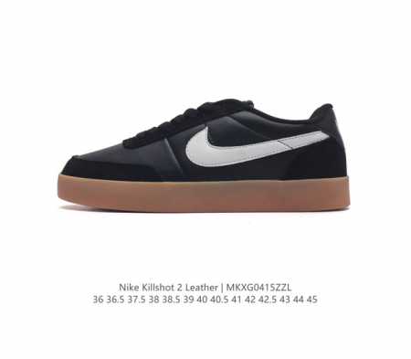 耐克板鞋 生胶米白 复古板鞋j.Crew X Nike 联名 Killshot Ii Leather 男女休闲复古运动鞋。采用米白色皮革制作鞋身，大号swoos - 点击图像关闭