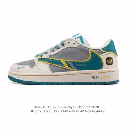 公司级 头层皮 真标 耐克 Nike Air Jordan 1 Low Og Sp Military Blue Aj1乔1倒勾 2025年新款 蛇年新款 低帮篮 - 点击图像关闭