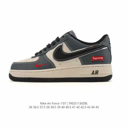 耐克 Nike Air Force 1 '07 Low 空军一号含气垫 小白鞋 低帮百搭厚底增高休闲运动板鞋。柔软、弹性十足的缓震性能和出色的中底设计，横跨复古 - 点击图像关闭