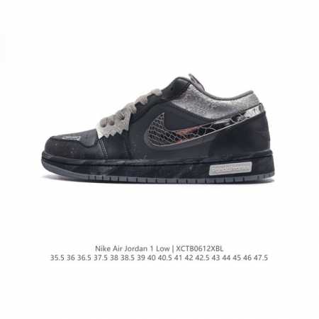耐克 乔丹air Jordan 1 Low Aj1 熊猫 乔1 乔丹1代aj1 低帮复古文化休闲运动篮球鞋。从1985 年面世的元年款汲取设计灵感，采用简洁大方 - 点击图像关闭