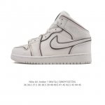 耐克 Nike Air Jordan 1 Mid 男女子篮球鞋时尚轻盈板鞋Aj1乔1运动鞋 乔丹一代 高帮复古休闲篮球鞋 。Air Jordan 1 Mid 搭