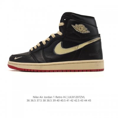耐克 Nike Air Jordan 1 Mid 男女子篮球鞋时尚轻盈板鞋Aj1乔1运动鞋 乔丹一代 高帮复古休闲篮球鞋 。Air Jordan 1 Mid 搭