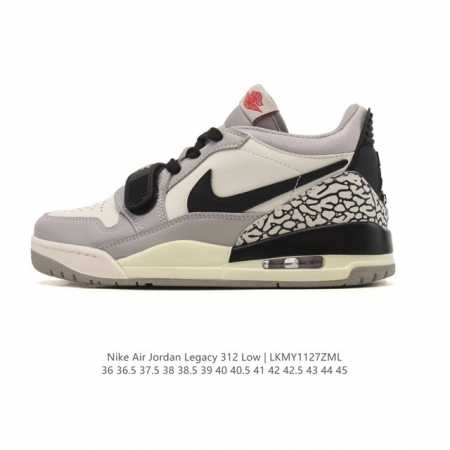 公司级 耐克 Aj 乔丹 Air Jordan Legacy 312 低帮运动鞋 Aj312 乔312百搭篮球鞋 酷炫混搭，谁人不爱？Air Jordan Le - 点击图像关闭