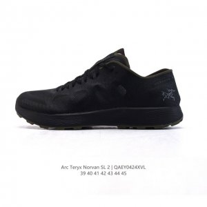 公司级 始祖鸟 Arc'teryx Norvan Sl 2 透气轻便舒适防滑缓震耐磨防滑低帮运动鞋 男士休闲鞋跑步鞋徒步鞋老爹鞋 尺码：39-45 编码：Qae