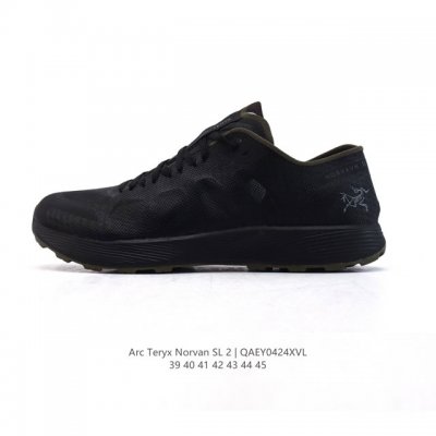 公司级 始祖鸟 Arc'teryx Norvan Sl 2 透气轻便舒适防滑缓震耐磨防滑低帮运动鞋 男士休闲鞋跑步鞋徒步鞋老爹鞋 尺码：39-45 编码：Qae