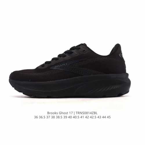 新品公司级 布鲁克斯Brooks Ghost 幽灵 17 经典鞋款厚底增高运动老爹鞋，Max 坐垫。搭载 Dna Loft V3 氮气超临界发泡中底，前掌厚度