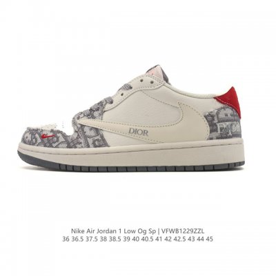 真标 耐克 Nike Air Jordan 1 Low Og Sp Military Blue Aj1乔1倒勾 2025年新款 低帮篮球鞋 Aj1 乔丹1代 A