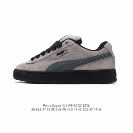 彪马 Puma 休闲板鞋 Suede Xl系列经典翻毛皮厚底防滑耐磨舒适透气运动鞋 新年穿有型 时尚 穿搭 球鞋 穿搭 时尚 潮流 面包鞋 Puma面包鞋， - 点击图像关闭
