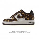 耐克 Nike Air Force 1 '07 Low 空军一号含气垫 低帮 小白鞋 路易威登联名 百搭厚底增高休闲运动板鞋。柔软、弹性十足的缓震性能和出色的中