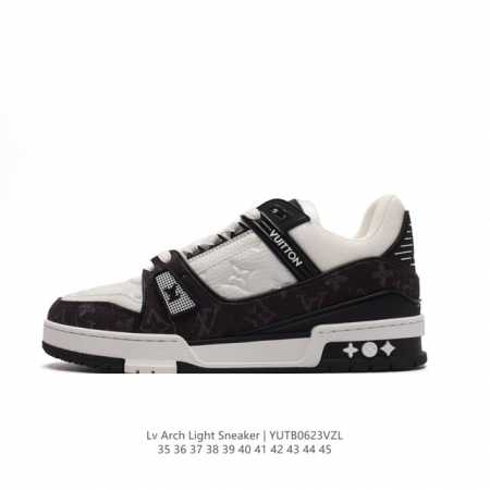 公司级 路易威登 Louis Vuitton LV路易威登板鞋 时尚运动鞋 潮厚底增高鞋 。舒适防滑底和百搭性霸屏整个时尚娱乐圈，细节调整完美主义！鞋面采用柔软 - 点击图像关闭