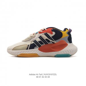 Adidas 泡泡鞋 阿迪达斯三叶草hi-Tail男复古网面经典运动鞋厚底老爹鞋。这款adidas Hi-Tail经典鞋，展现90年代末至21世纪初的时尚风范。