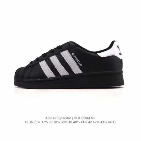 公司级 真标 阿迪达斯 Adidas Superstar 2025年新款鞋子 蛇年新款经典贝壳头系列 新款休闲板鞋潮流男女士运动鞋。鞋面柔软皮革拼接材质 标志性 - 点击图像关闭