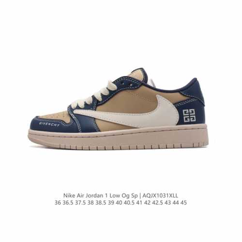 公司级 真标 耐克 Nike Air Jordan 1 Low OG SP Military Blue AJ1乔1 倒勾低帮篮球鞋 AJ1 乔丹1代 aj1 乔