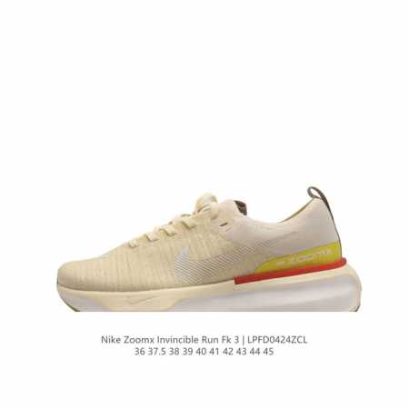 耐克 Nike Zoomx Invincible Run Fk 3 机能风格运动鞋 厚底增高老爹鞋。最新一代的invincible 第三代来了！首先鞋面采用的是 - 点击图像关闭