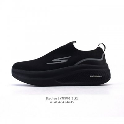 新款 Skechers 斯凯奇 男士运动跑步鞋 老爹鞋 Stamina 织物网面透气 轻便防滑 减震舒适 耐磨 复古 时尚 拼接 休闲 厚底增高运动鞋舒适百搭不