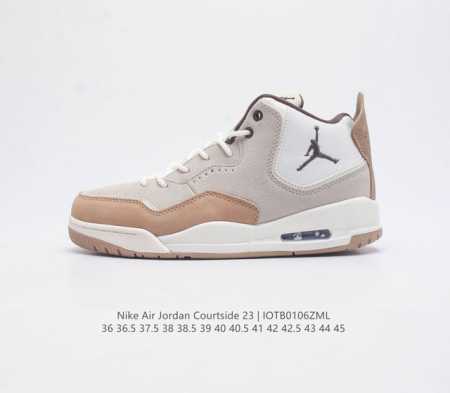 耐克 Nike Airjordancourtside23 乔丹23代 Aj23实战气垫缓震篮球鞋 Jordan 乔丹 男女鞋真标半码制 采用优质荔枝纹牛剖皮革鞋 - 点击图像关闭