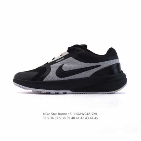 新品 耐克 Nike Star Runner 5 轻便减震 运动鞋 厚底增高跑步鞋，专为运动打造，足底缓震设计，橡胶鞋底，这款耐克跑步鞋采用优质材料，轻便设计让 - 点击图像关闭