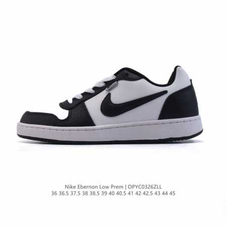 130 耐克Nike Ebernon Low男女子简版空军复古休闲板鞋运动休闲鞋。采用合成革鞋面，方便清洗，搭配侧面与后跟处的品牌标识，低鞋口设计，赋予脚踝灵活 - 点击图像关闭