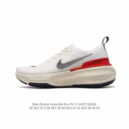 耐克 Nike Zoomx Invincible Run Fk 3 机能风格运动鞋 厚底增高老爹鞋。最新一代的invincible 第三代来了！首先鞋面采用的是 - 点击图像关闭