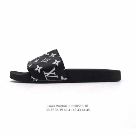 l路易威登Louis Vuitton Waterfront Mule Slides印花夏季时尚穿搭室内外沙滩拖鞋 舒适休闲 时尚 沙滩鞋 休闲家居拖鞋 Loui - 点击图像关闭