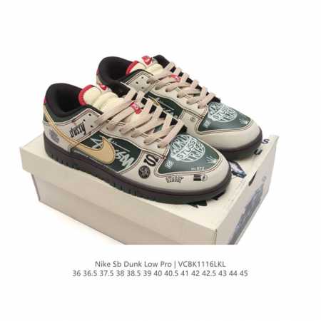 双11福利特价 耐克 Nike Sb Dunk Low Pro 男女同款运动鞋复古板鞋，尽情迈步，彰显个性风采。采用柔软皮革鞋面，经久耐穿，塑就如元年款 Dun - 点击图像关闭