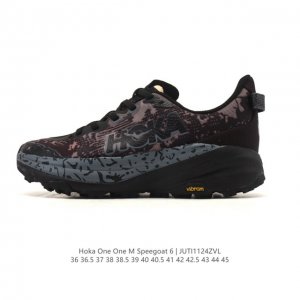 公司级 Hoka One One Speedgoat 6 飞速羚羊6 飞速羚羊系列的第六代越野跑鞋男女士运动鞋，鞋款采用动态鞋面与内部支撑系统，并搭载Hoka久
